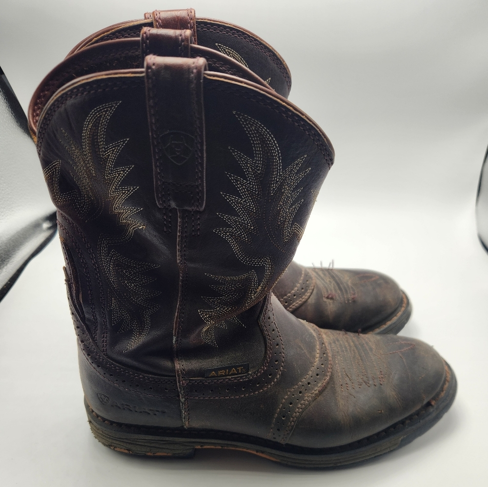 Men's Ariat Brown Western Work Boots